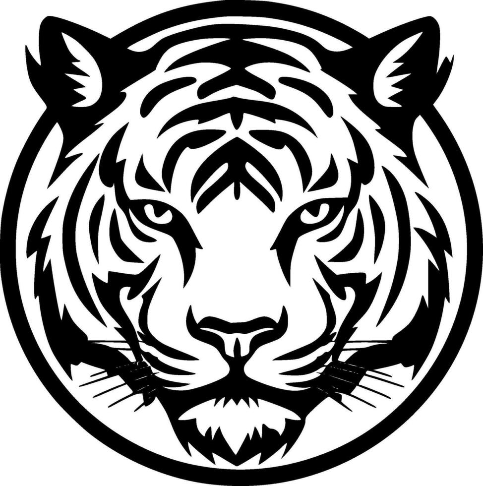 Tiger - High Quality Vector Logo - Vector illustration ideal for T-shirt graphic