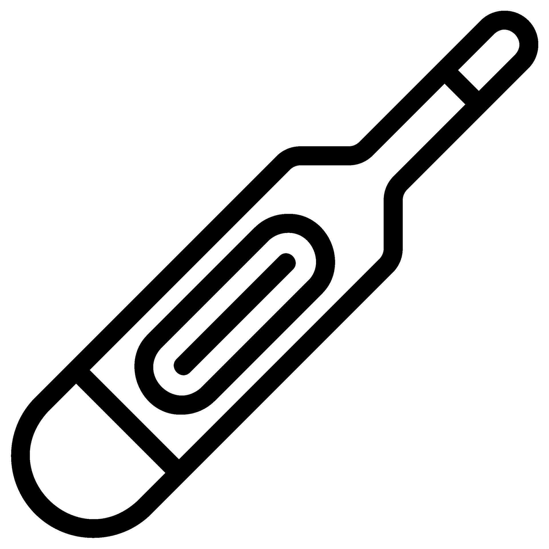 thermometer line icon 27964292 Vector Art at Vecteezy