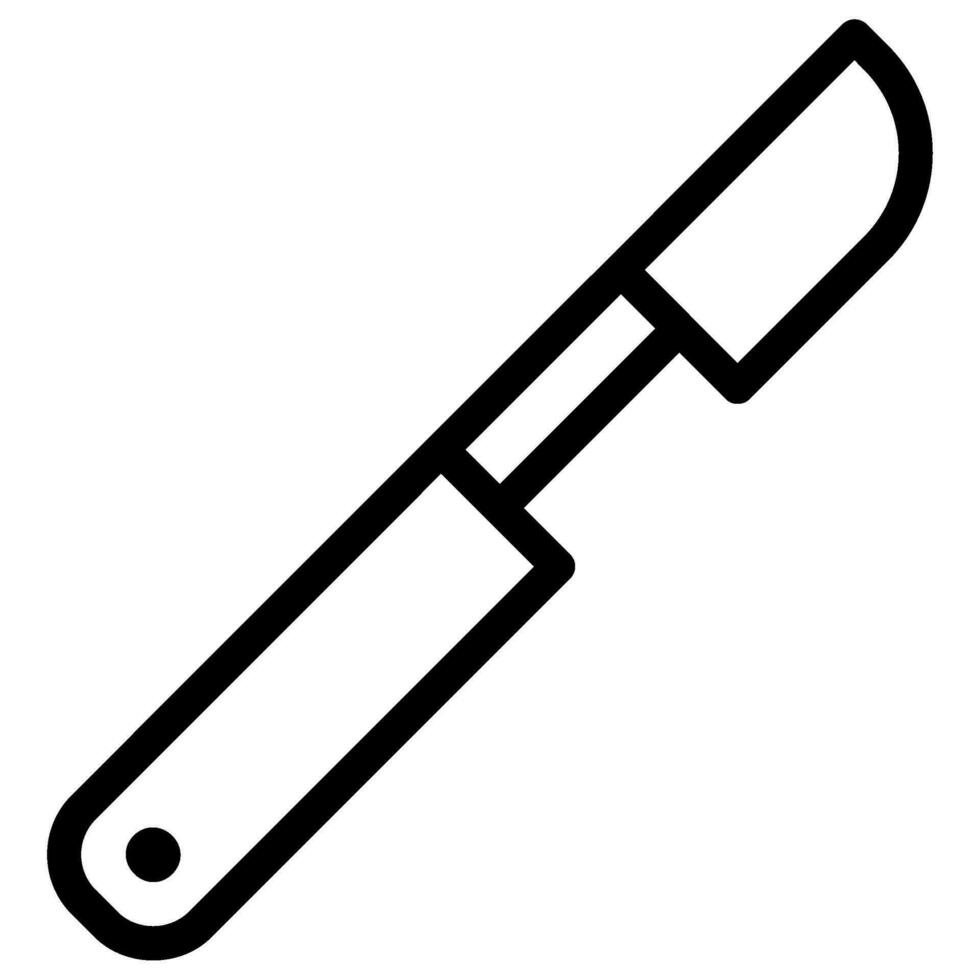 scalpel line icon vector