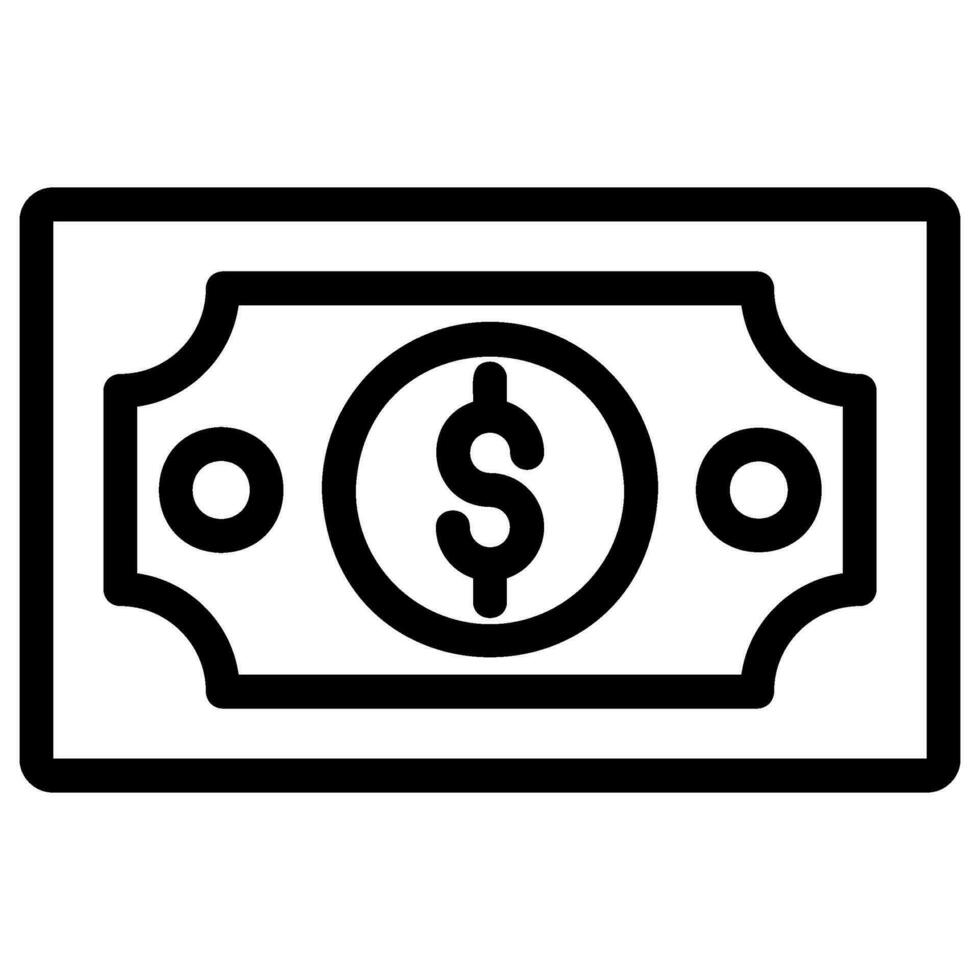 money line icon vector