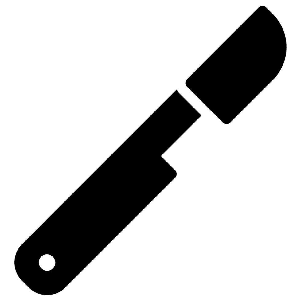 scalpel glyph icon vector