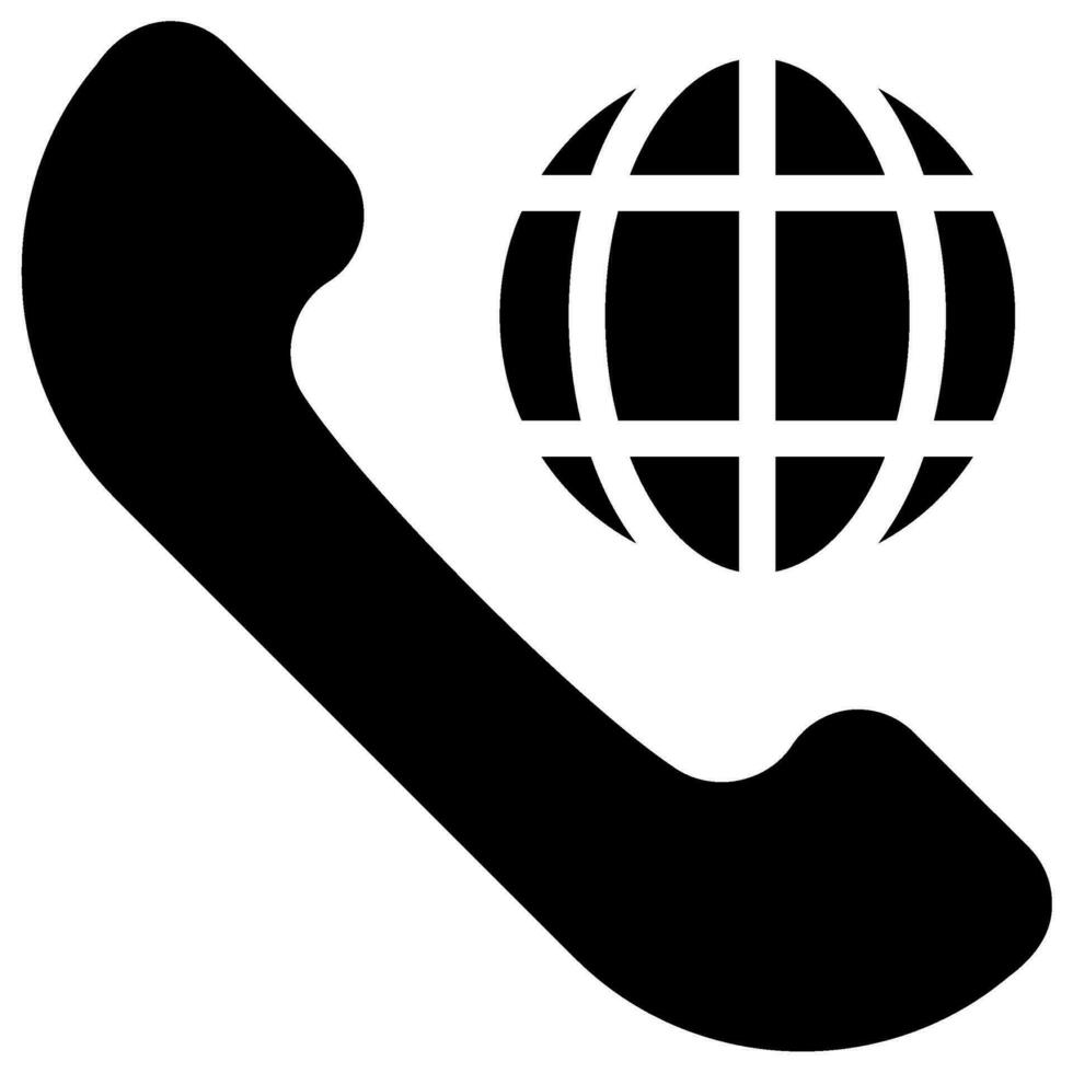 worlwide glyph icon vector