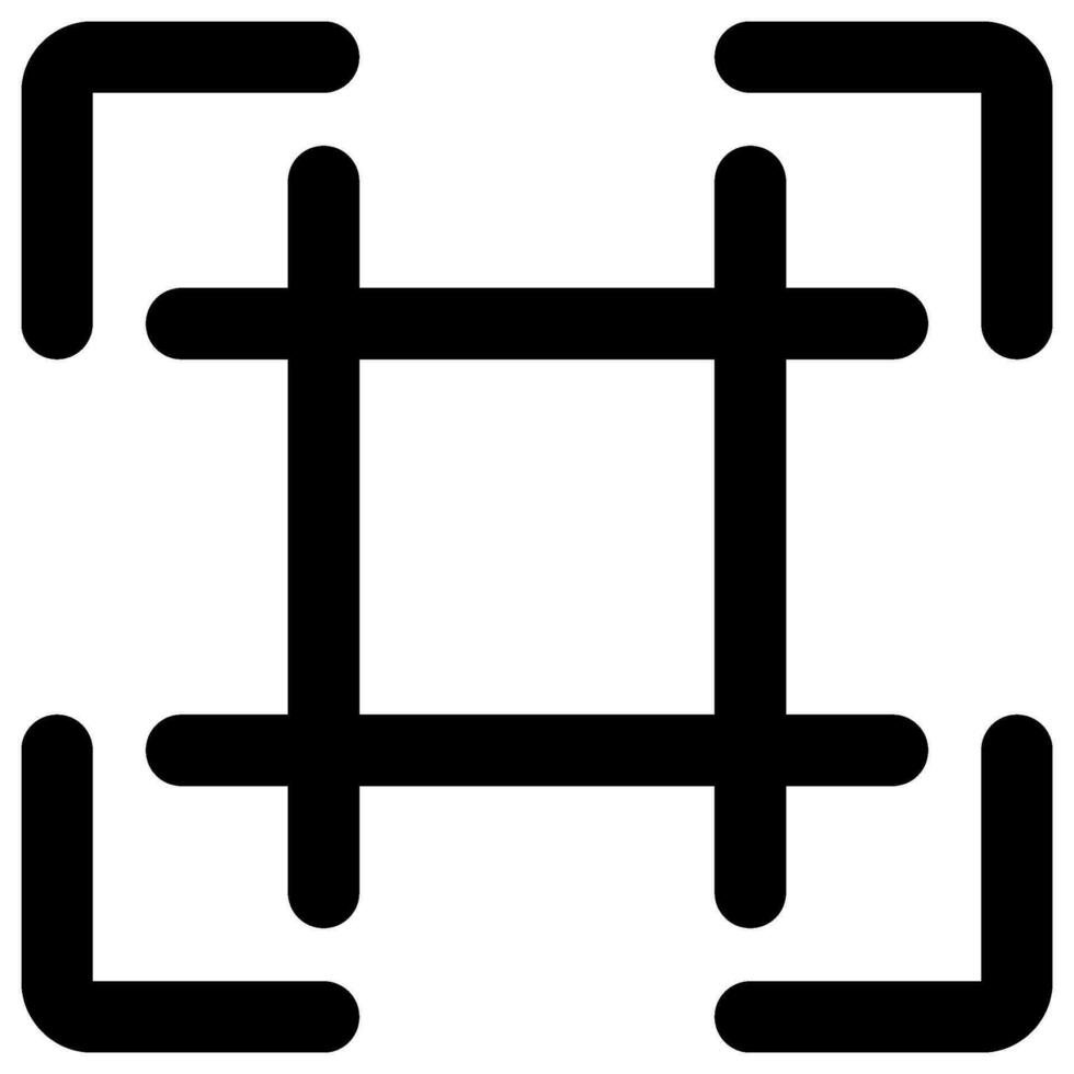 focus glyph icon vector