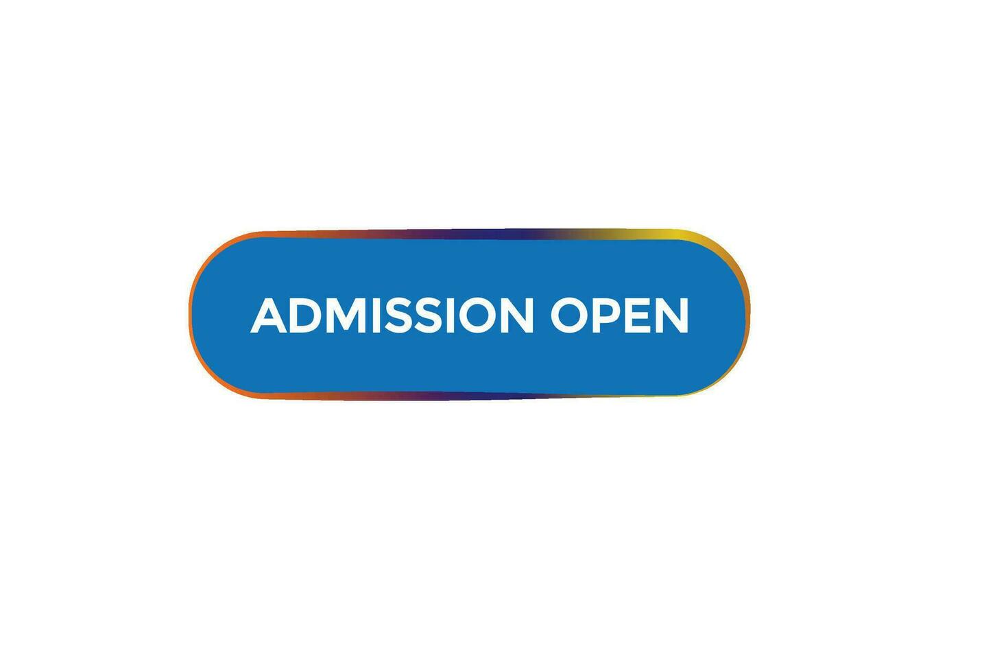 new admission open, modern, website, click button, level, sign, speech, bubble  banner, vector