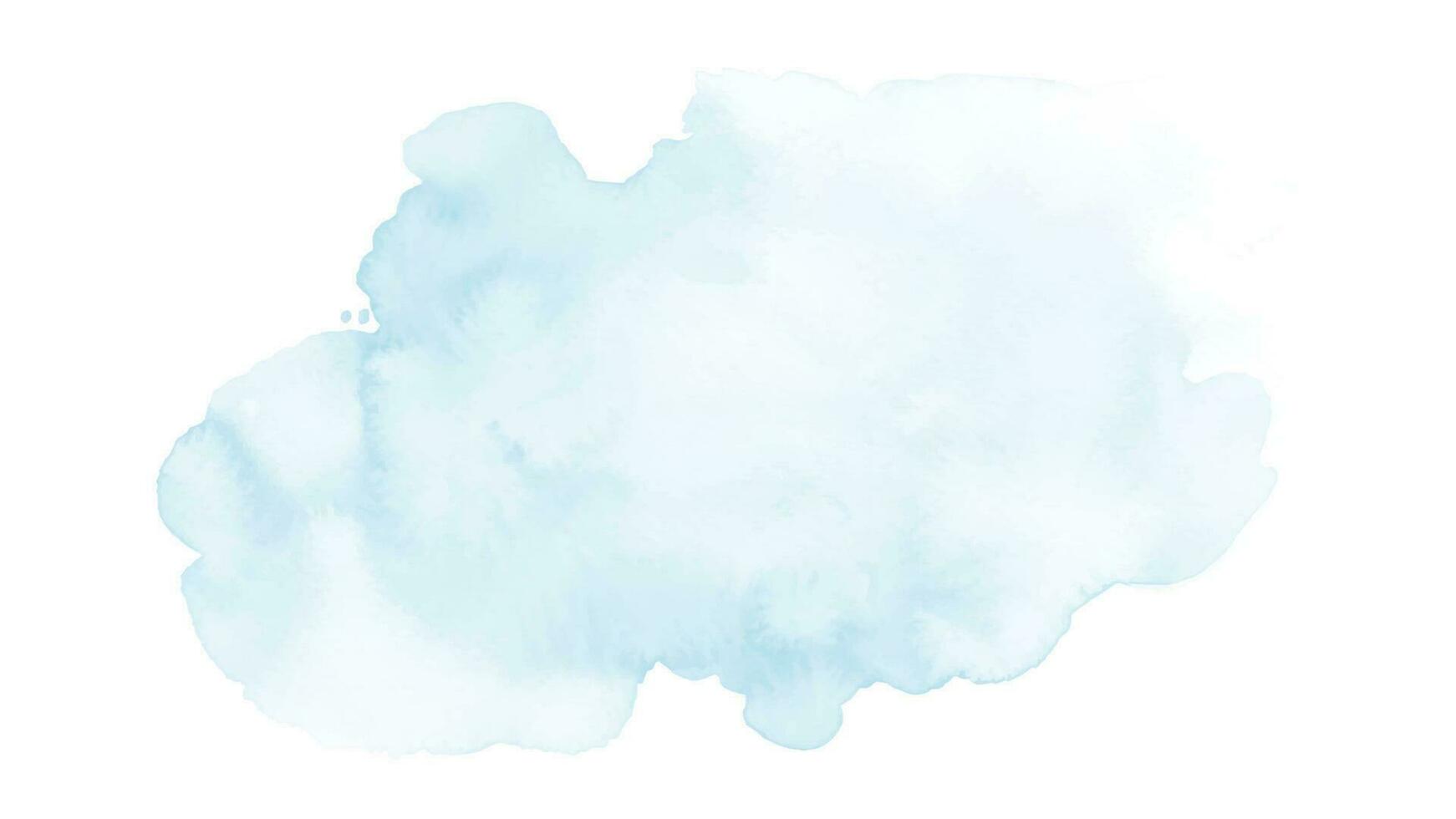 Soft blue and harmony background of stain splash watercolor vector
