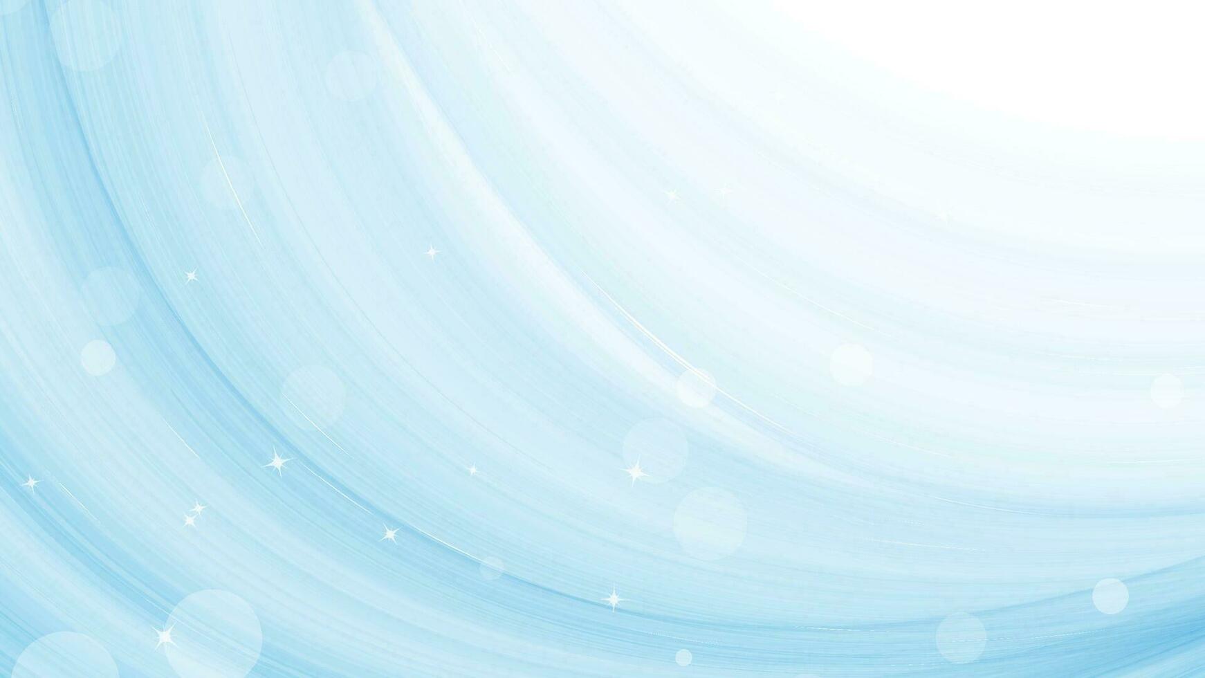 Abstract background creative star on blue wave watercolor background vector