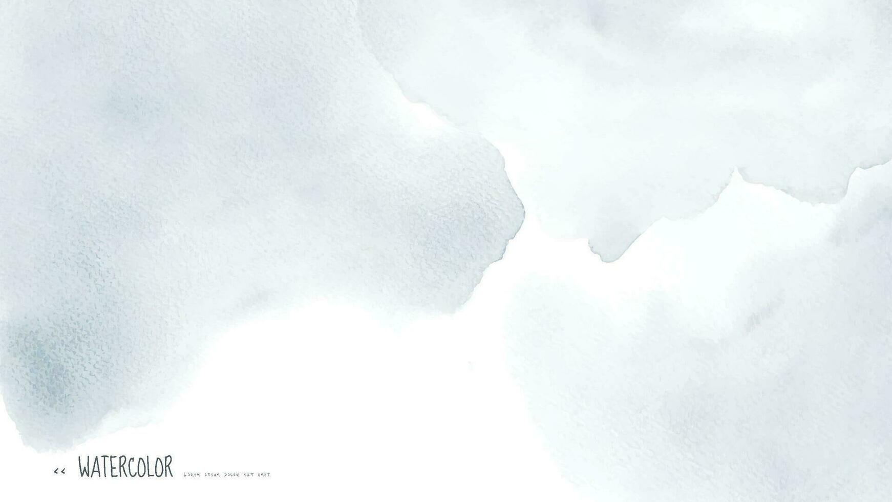 Abstract light grey stain watercolor for background vector