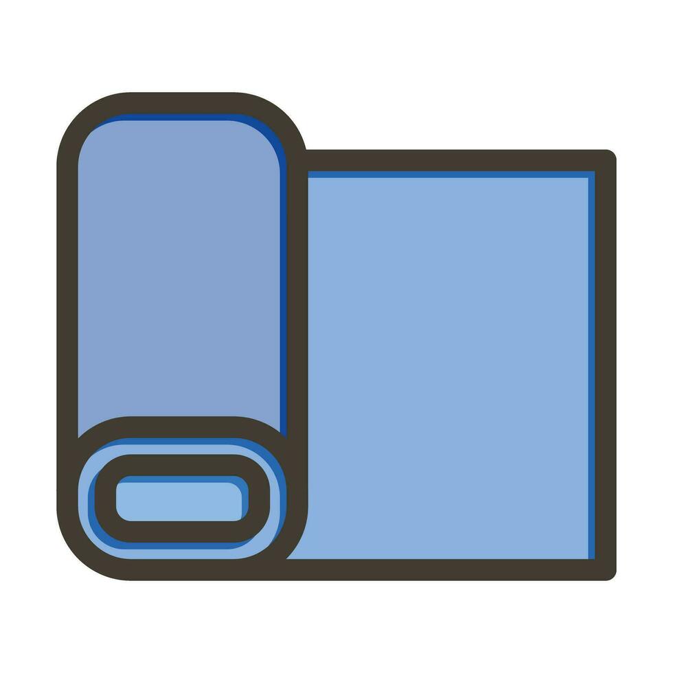 Fabric Vector Thick Line Filled Colors Icon For Personal And Commercial Use.