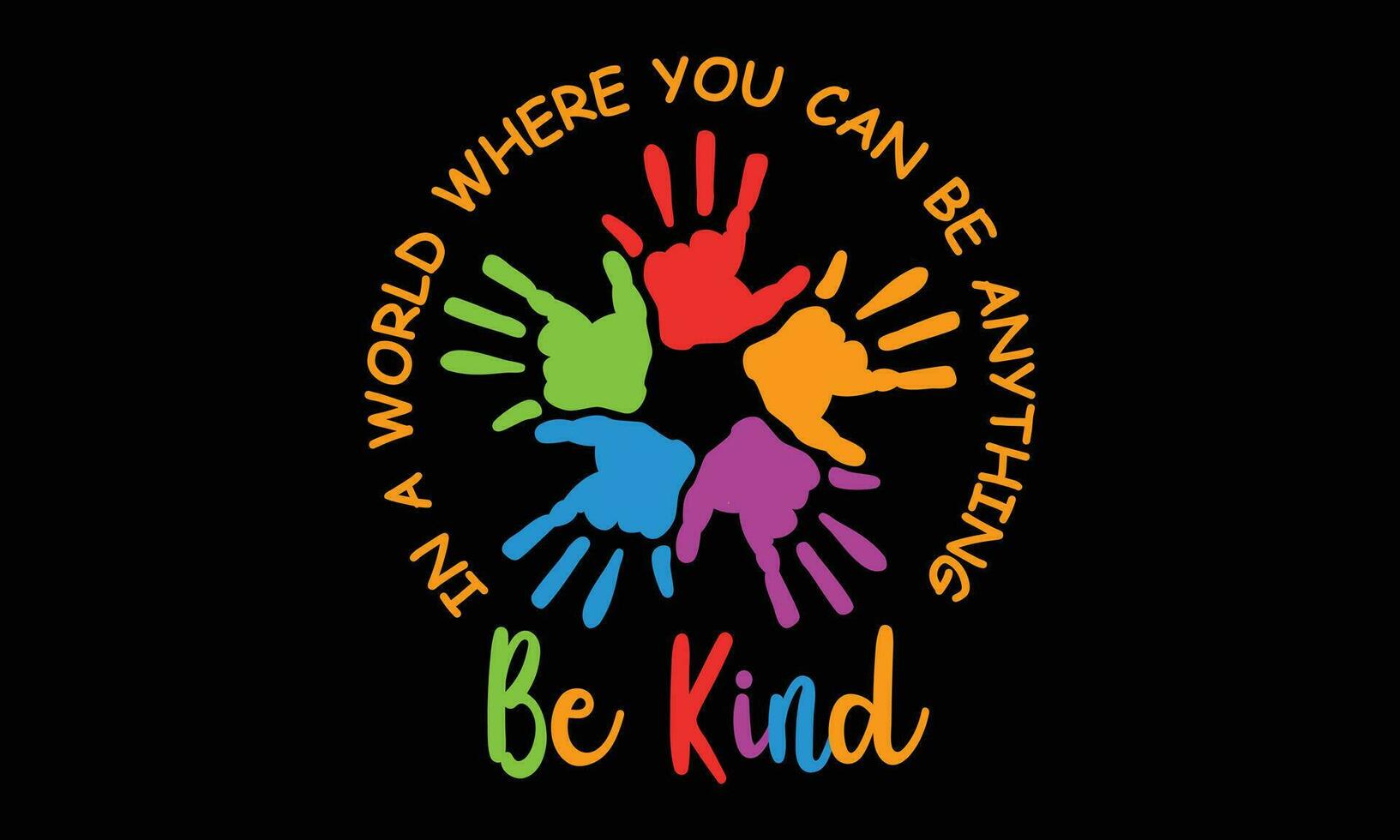 World kindness day t-shirt, kindness t-shirt, Spread kindness t-shirt design vector illustration. Lettering quote about kindness in bohemian style for prints, cards, posters, apparel etc.