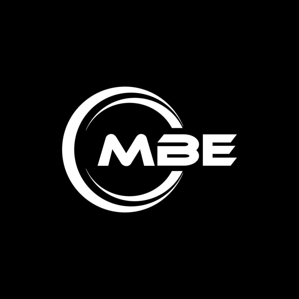 MBE Logo Design, Inspiration for a Unique Identity. Modern Elegance and Creative Design. Watermark Your Success with the Striking this Logo. vector