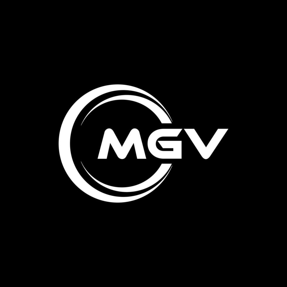 mgv logo diseño, inspiración para un único identidad. moderno elegancia y creativo diseño. filigrana tu éxito con el sorprendentes esta logo. vector