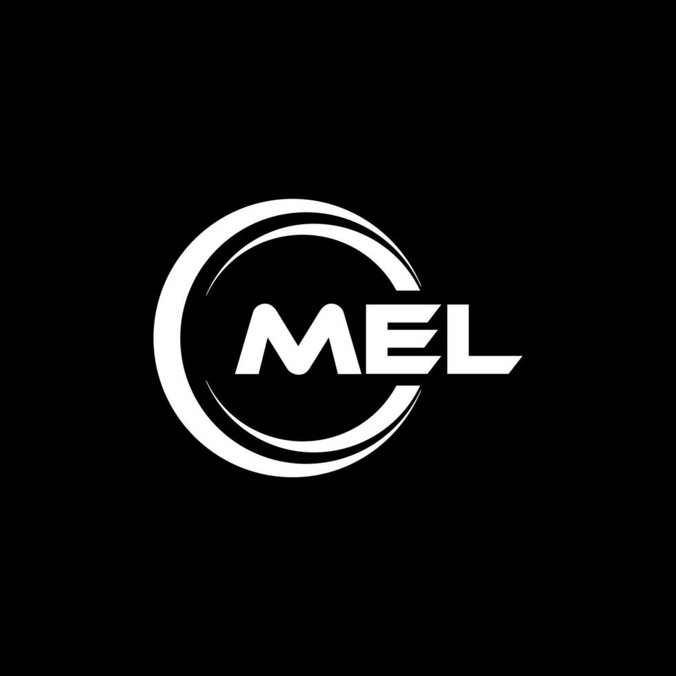 MEL Logo Design, Inspiration for a Unique Identity. Modern Elegance and Creative Design. Watermark Your Success with the Striking this Logo. vector