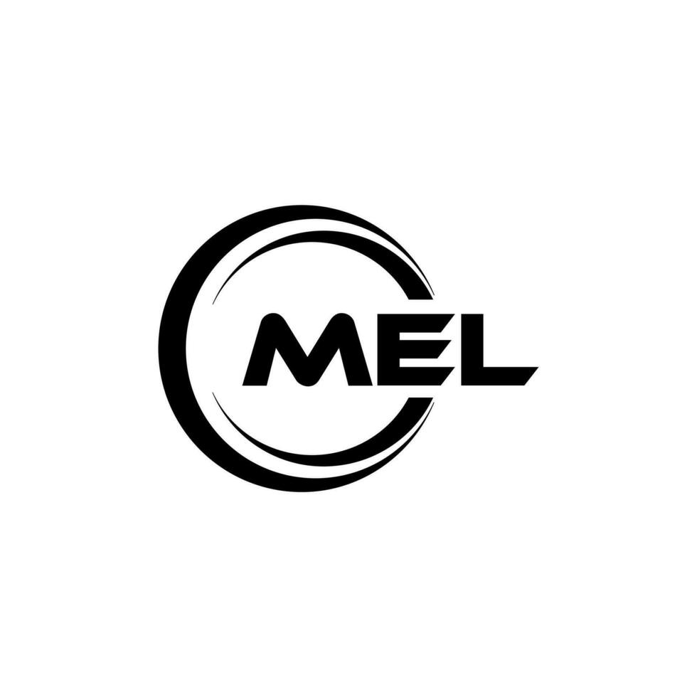 mel logo diseño, inspiración para un único identidad. moderno elegancia y creativo diseño. filigrana tu éxito con el sorprendentes esta logo. vector