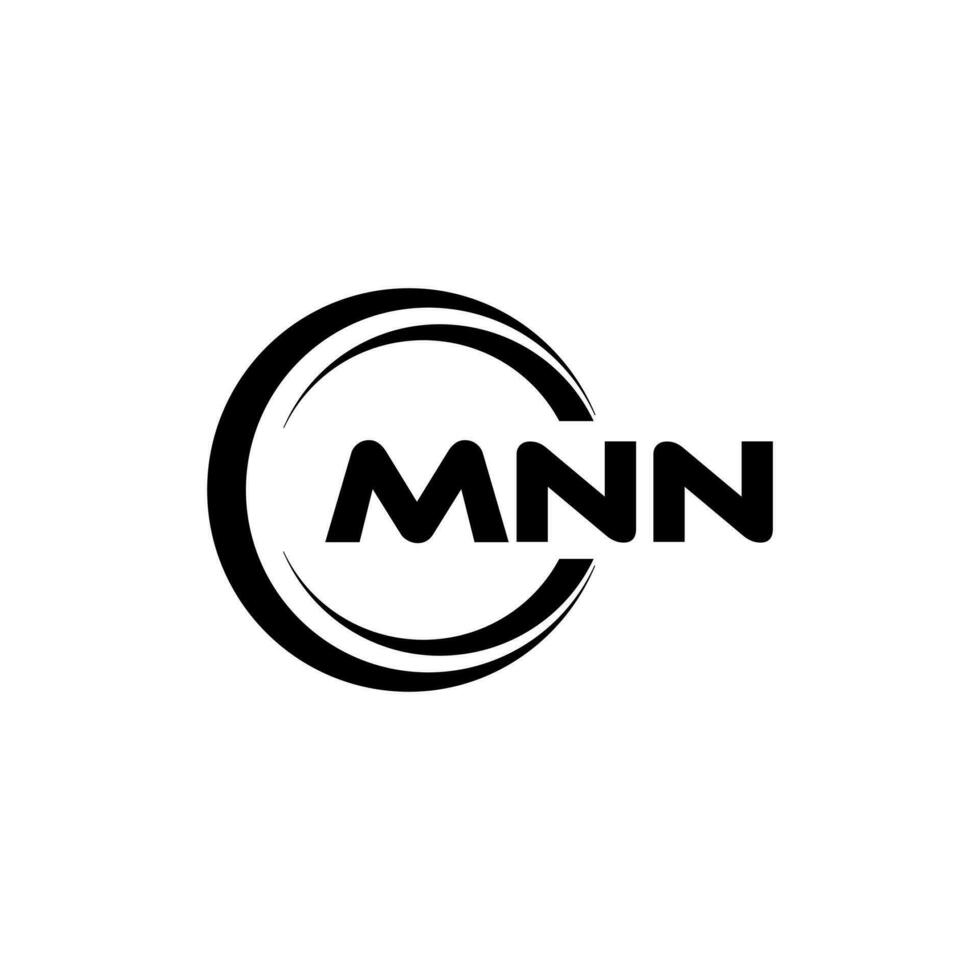 MNN Logo Design, Inspiration for a Unique Identity. Modern Elegance and Creative Design. Watermark Your Success with the Striking this Logo. vector