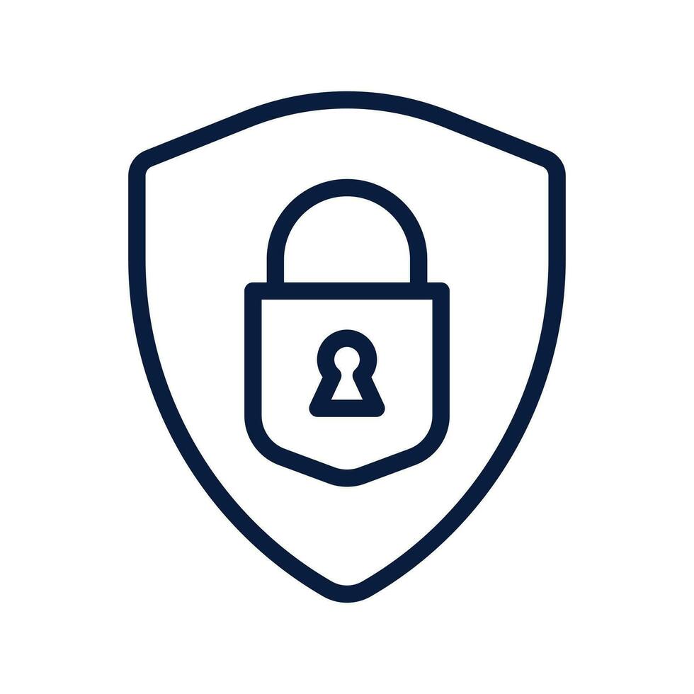 Security Icon, Protection Sign, Padlock Icon, Privacy, Safety Icon, Shield Protect Vector, Guard Design Elements, Lock Security Symbol, Access Denied Design For Mobile Apps And Website Illustration vector