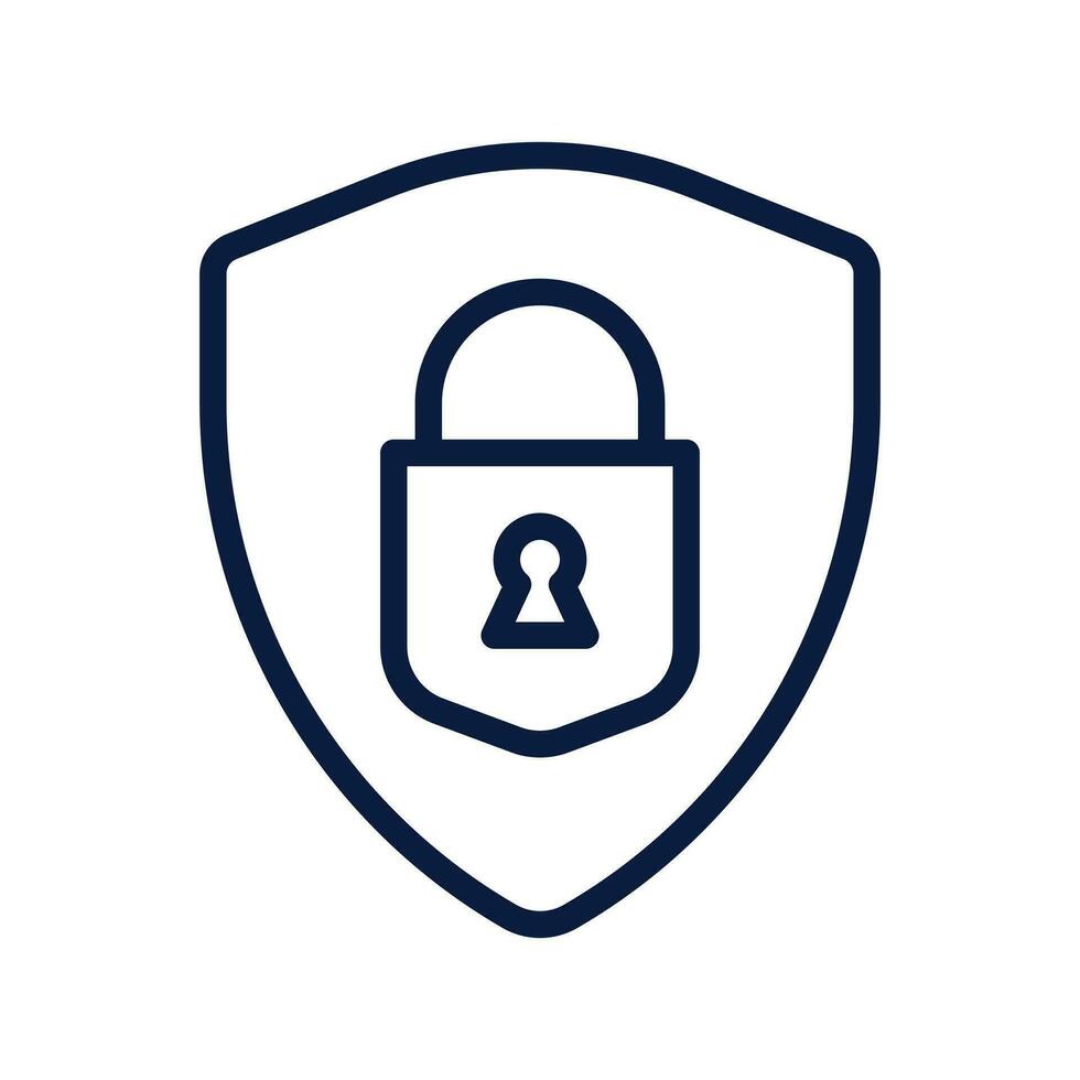 Security Icon, Protection Sign, Padlock Icon, Privacy, Safety Icon, Shield Protect Vector, Guard Design Elements, Lock Security Symbol, Access Denied Design For Mobile Apps And Website Illustration vector