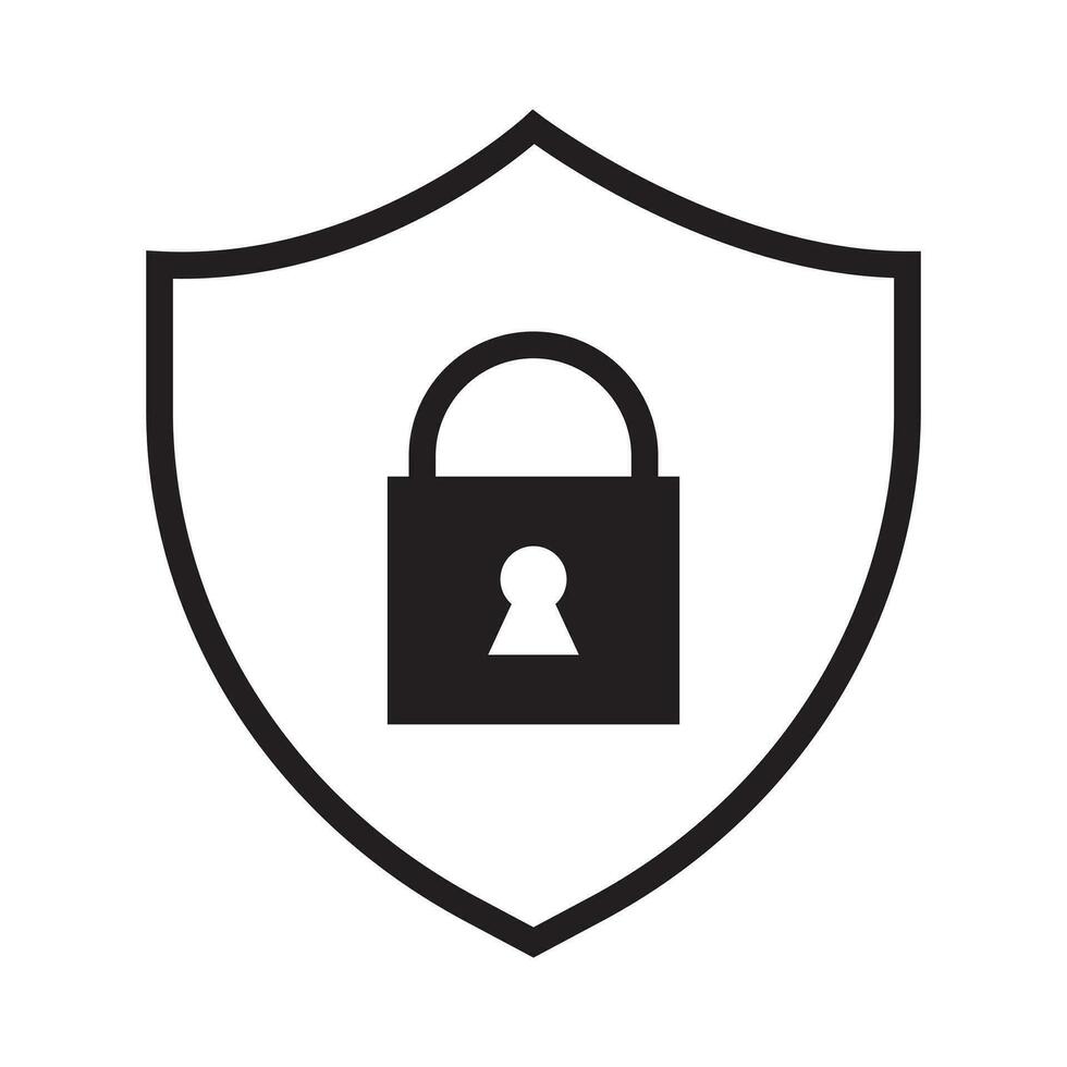 Security Icon, Protection Sign, Padlock Icon, Privacy, Safety Icon, Shield Protect Vector, Guard Design Elements, Lock Security Symbol, Access Denied Design For Mobile Apps And Website Illustration vector