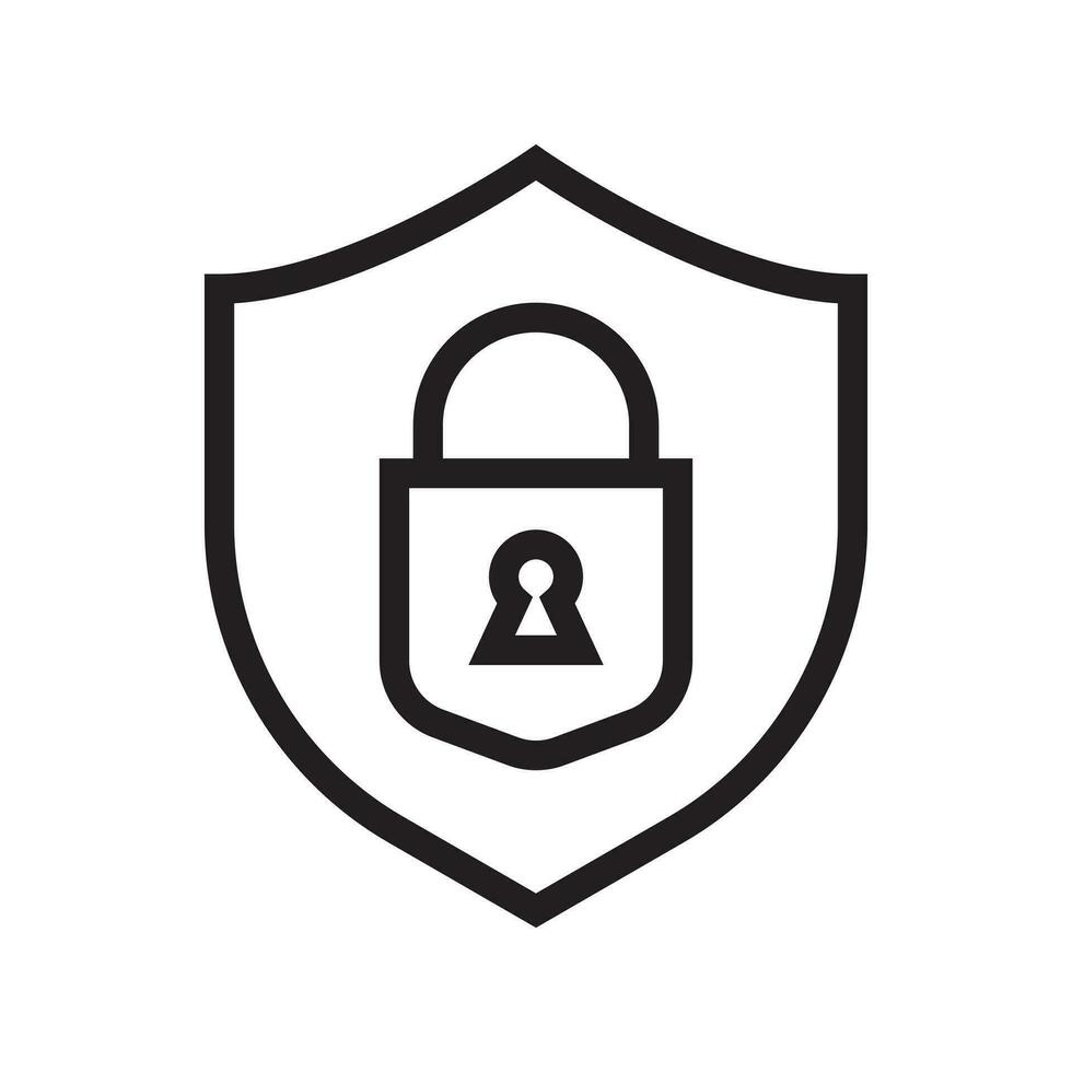Security Icon, Protection Sign, Padlock Icon, Privacy, Safety Icon, Shield Protect Vector, Guard Design Elements, Lock Security Symbol, Access Denied Design For Mobile Apps And Website Illustration vector