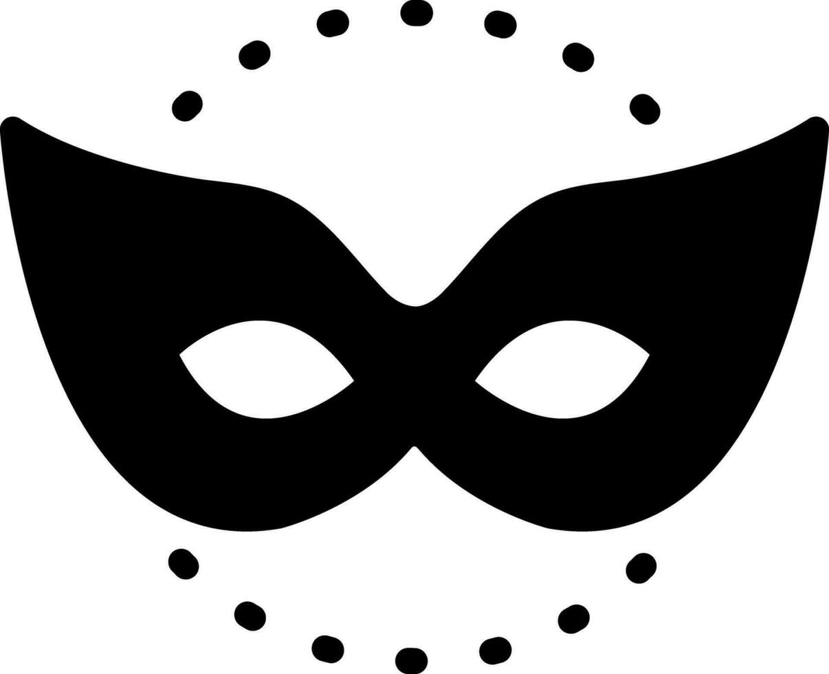 solid icon for mask vector