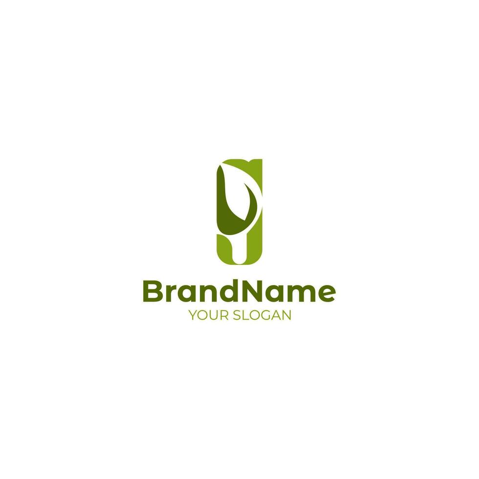 Nine Leaf Logo Design vector