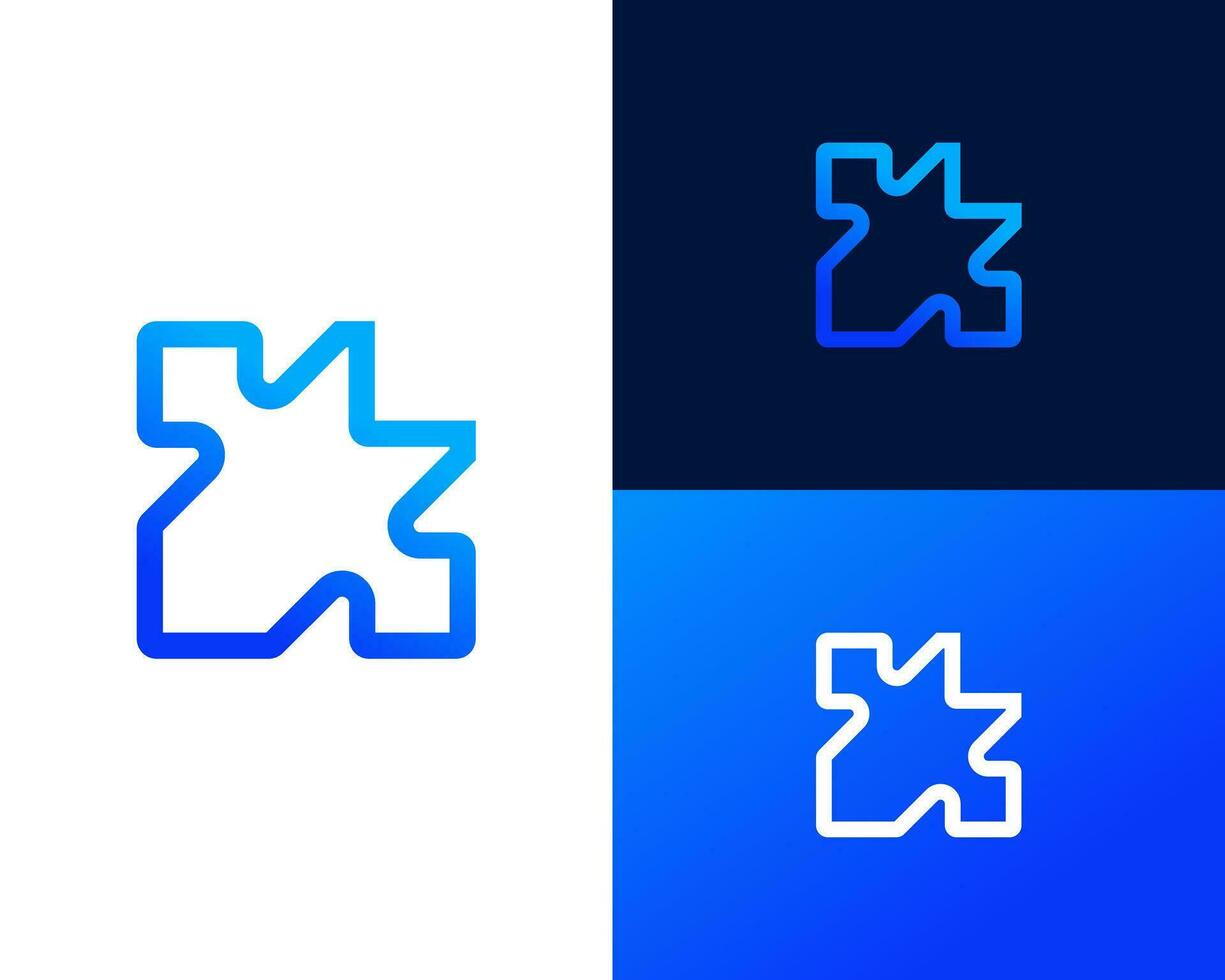 Letter m tech and technology logo design vector