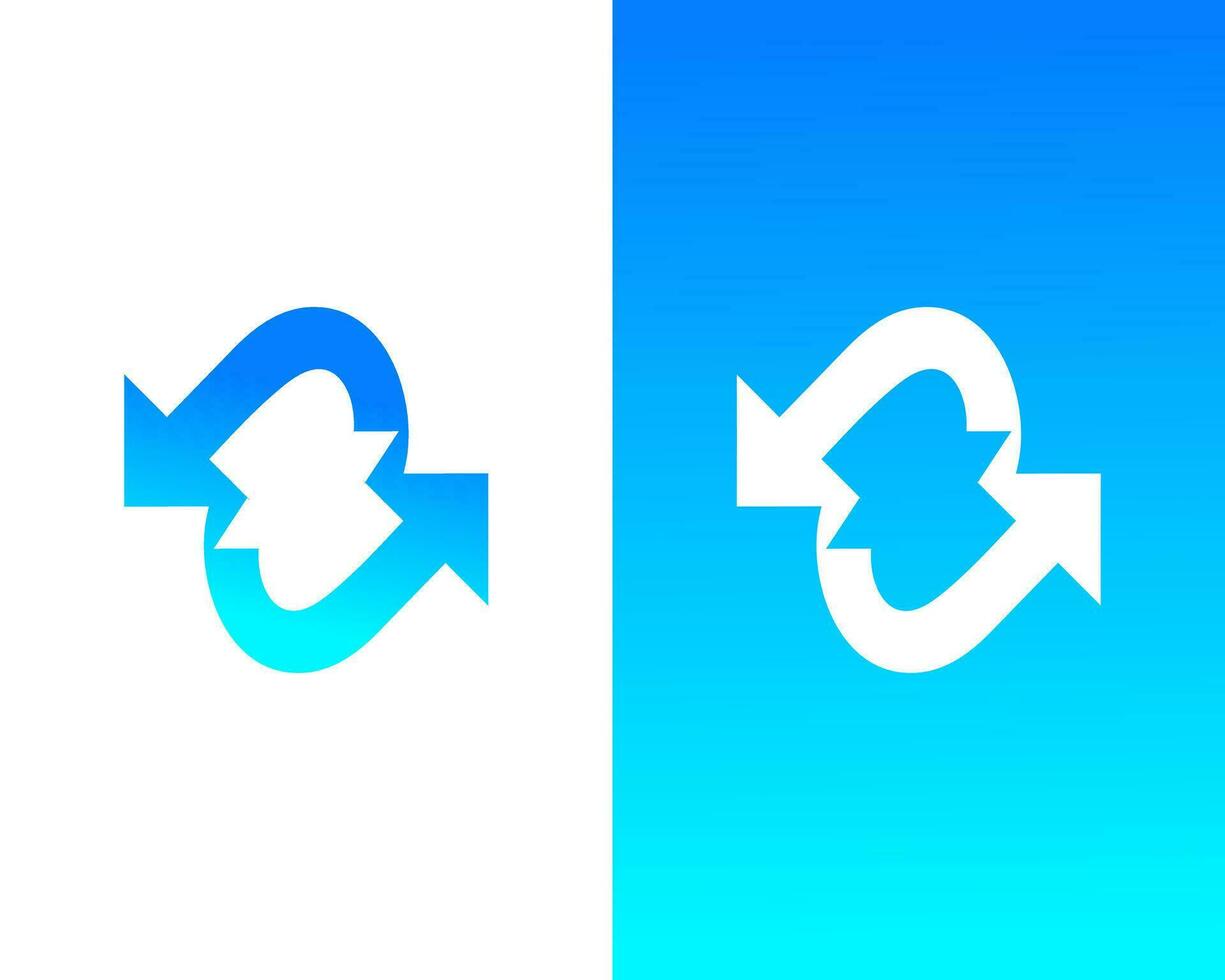 Letter sb arrow icon logo design template vector
