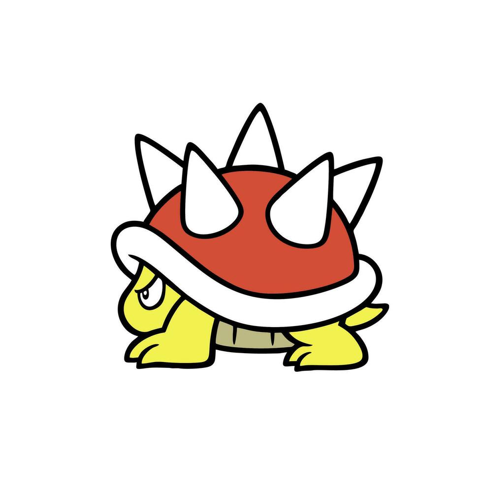 cute illustration designs for the characters in the super mario bros game vector