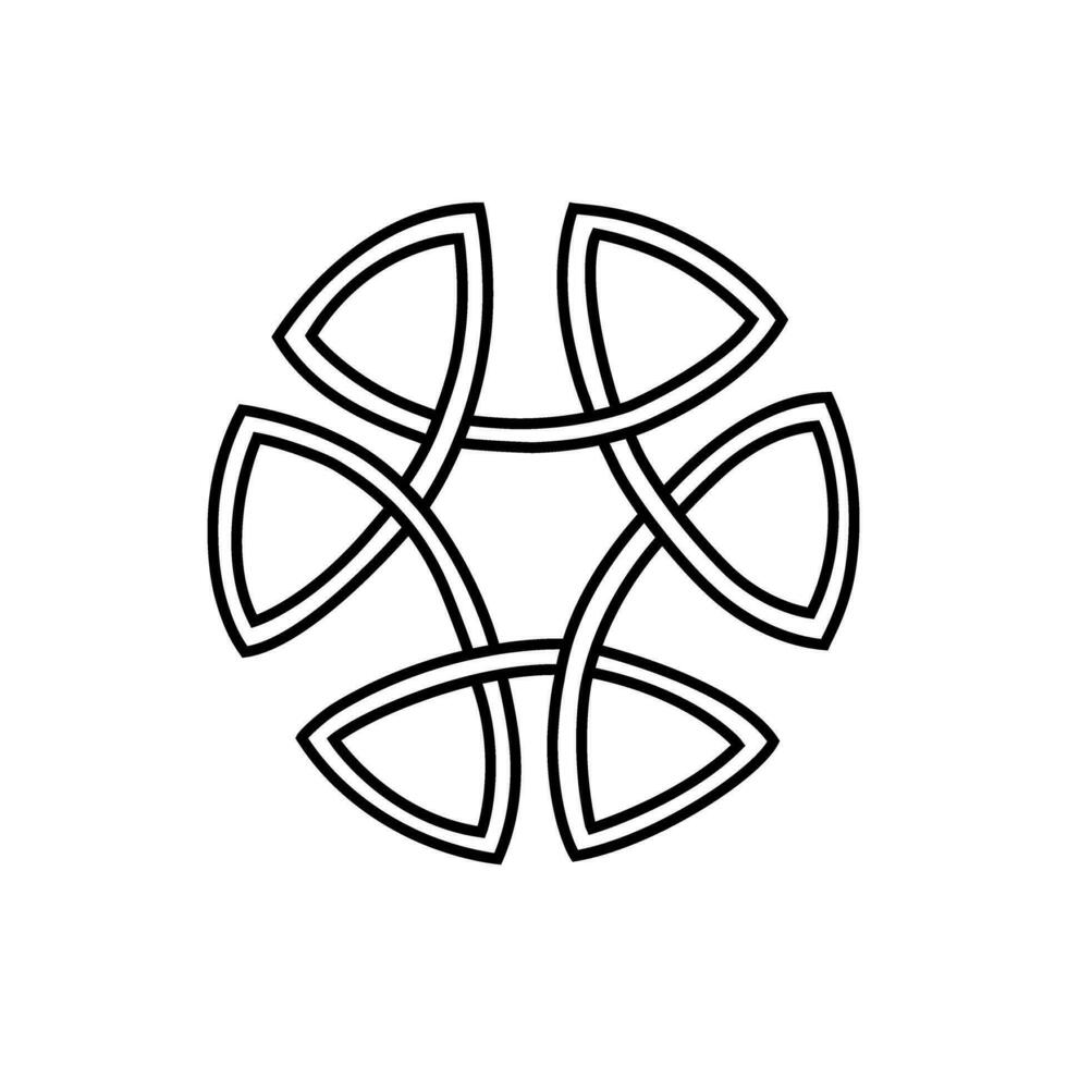 Celtic Knots icon vector. Celtic signs illustration symbol. Celtic drawings symbol or logo. vector