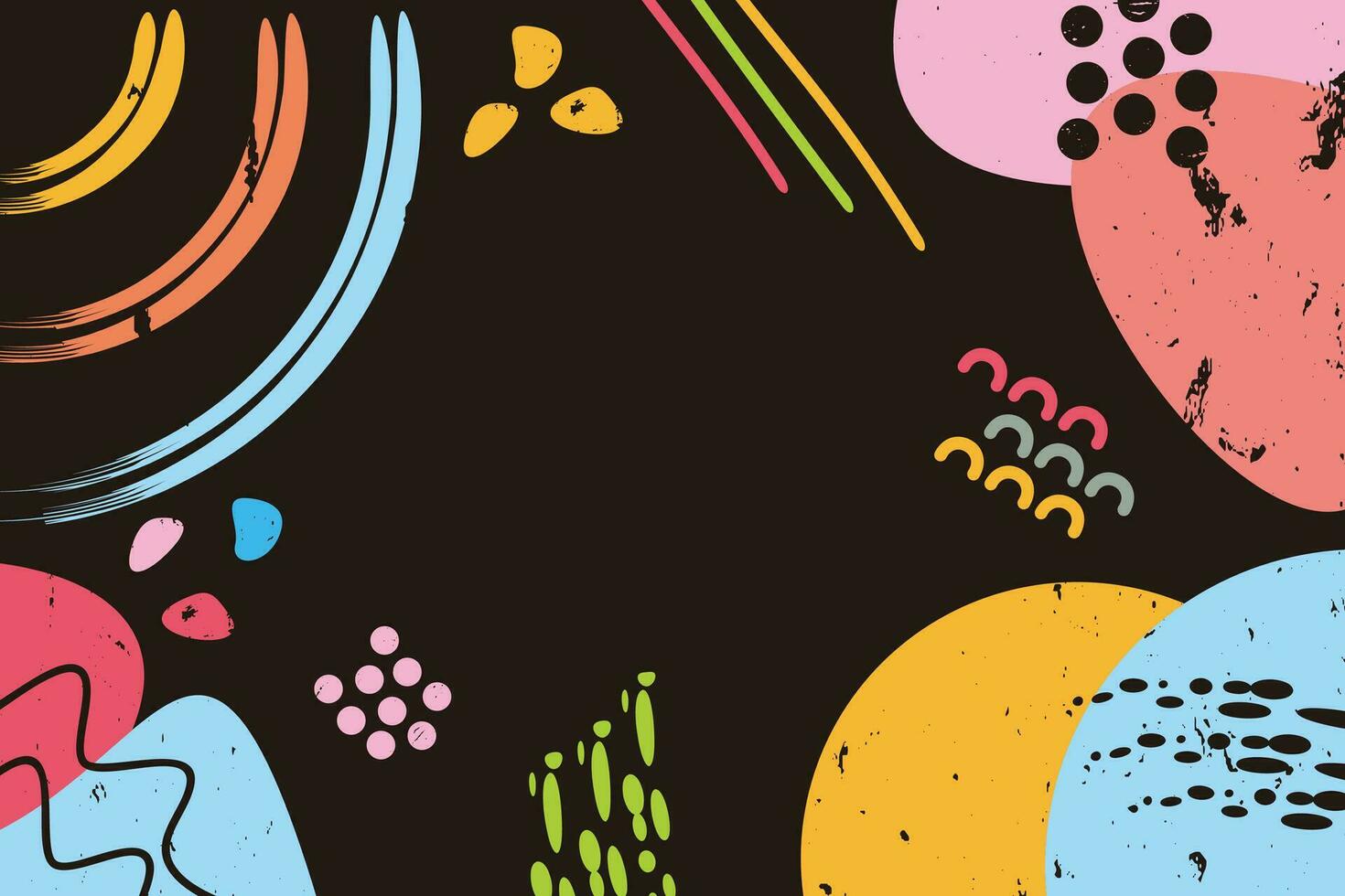deep sea weed pastel tittle background vector