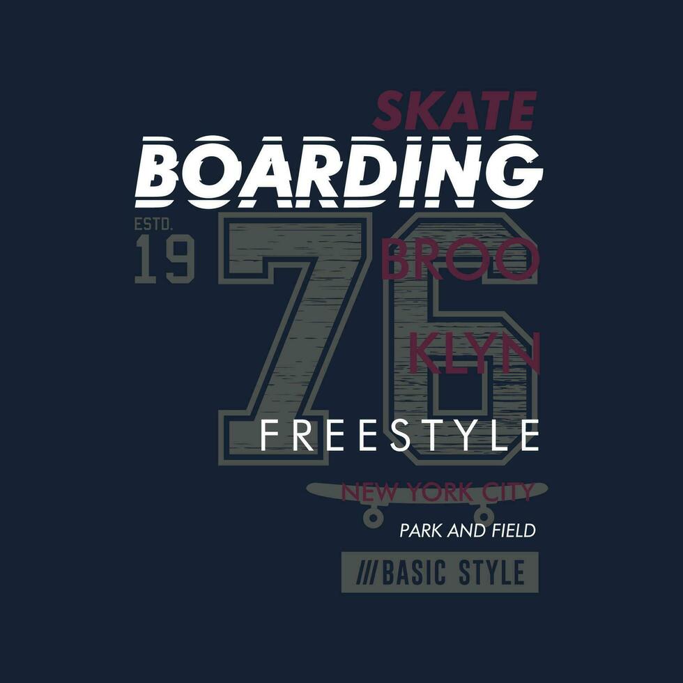 skate boarding lettering, abstract graphic, typography vector, t shirt print, casual style, and other use vector