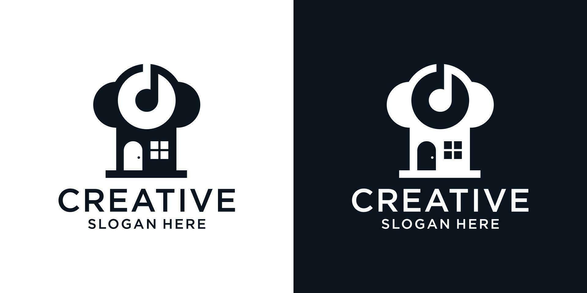 Home Studio Record Logo inspiration vector