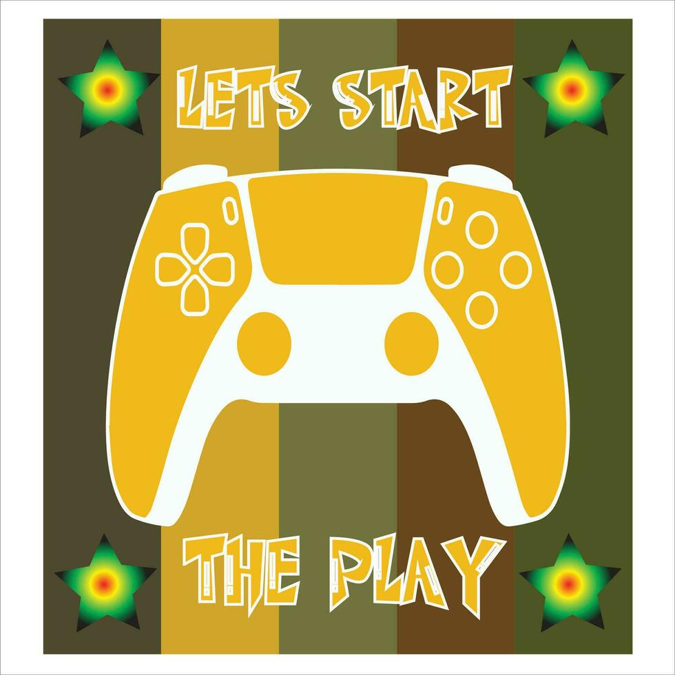 PLAY VECTOR T SHIRT DESIGN