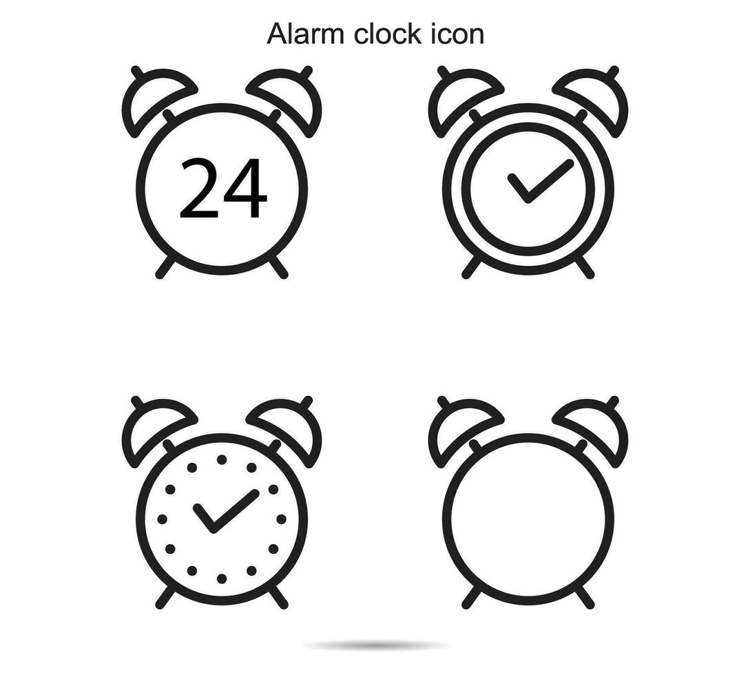 Alarm clock icon, vector illustration. 27970273 Vector Art at Vecteezy
