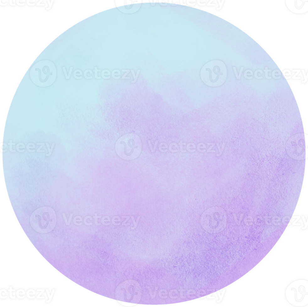 Color watercolor circle png