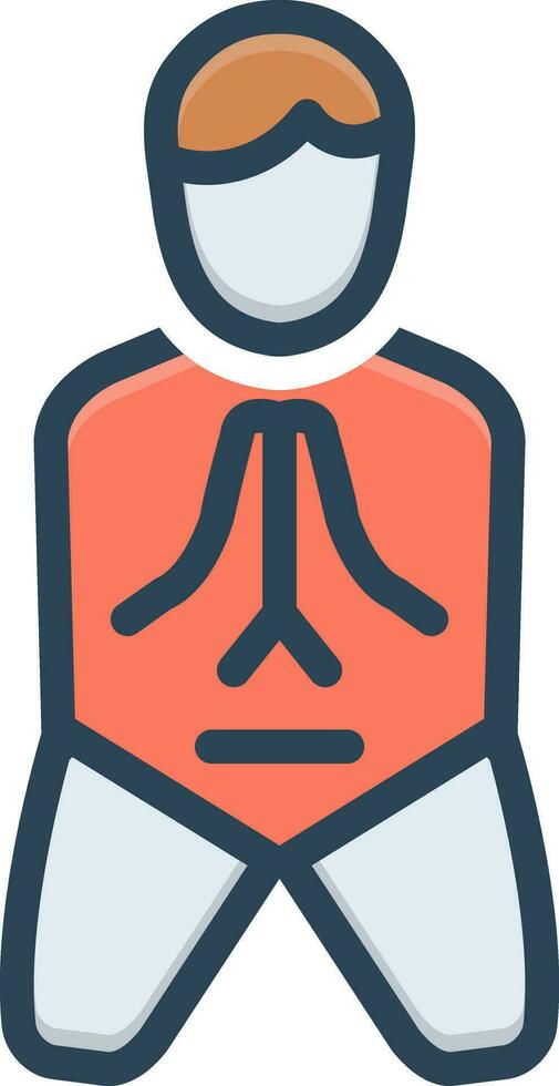 color icon for sorry vector