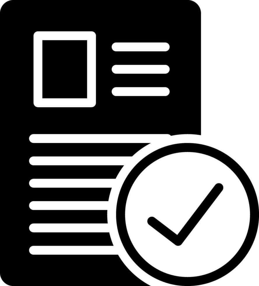 solid icon for document 27970501 Vector Art at Vecteezy