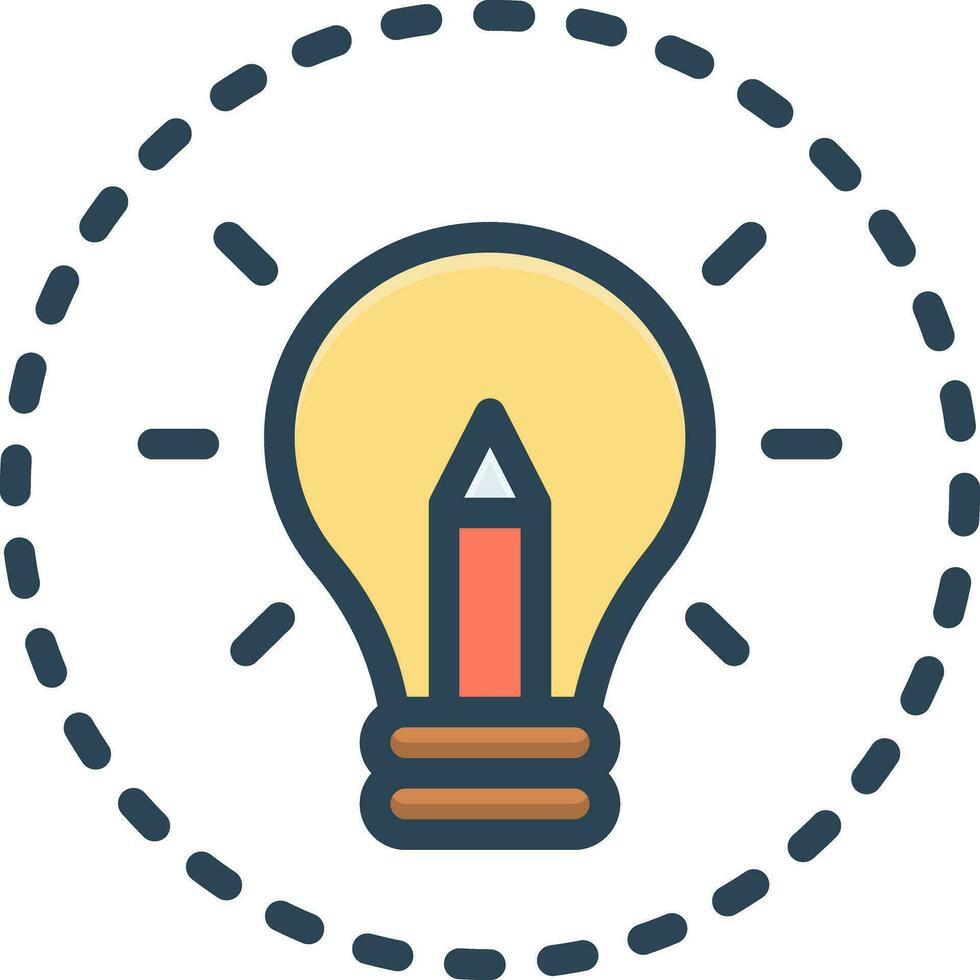 color icon for creation vector