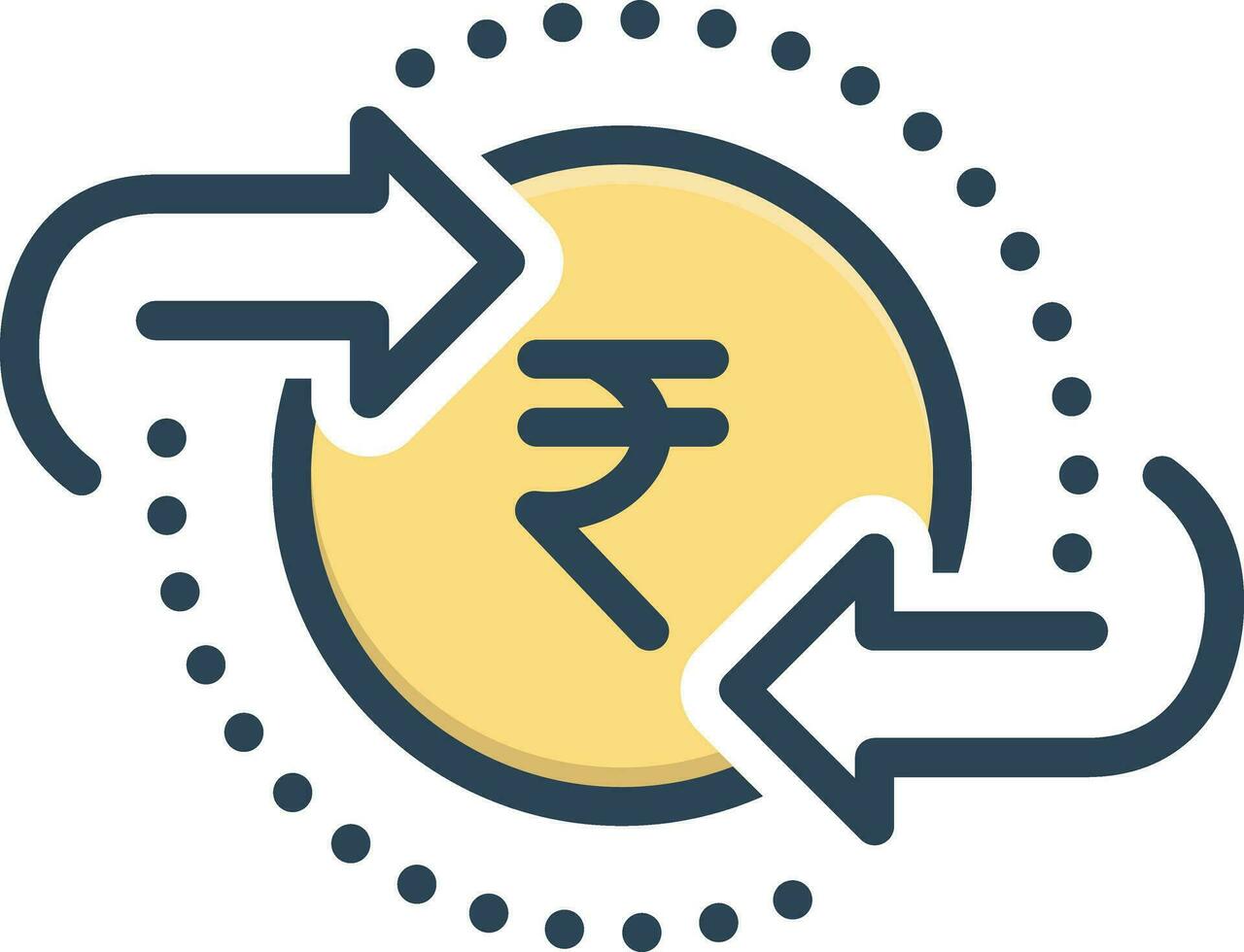 color icon for exchange vector