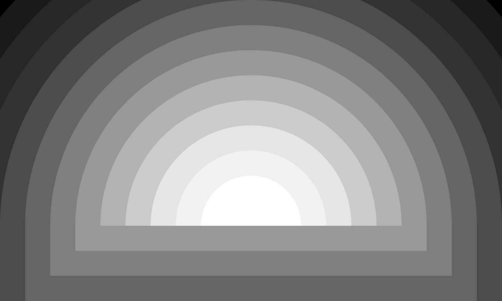 Vintage geometric black and white retro sun vector background