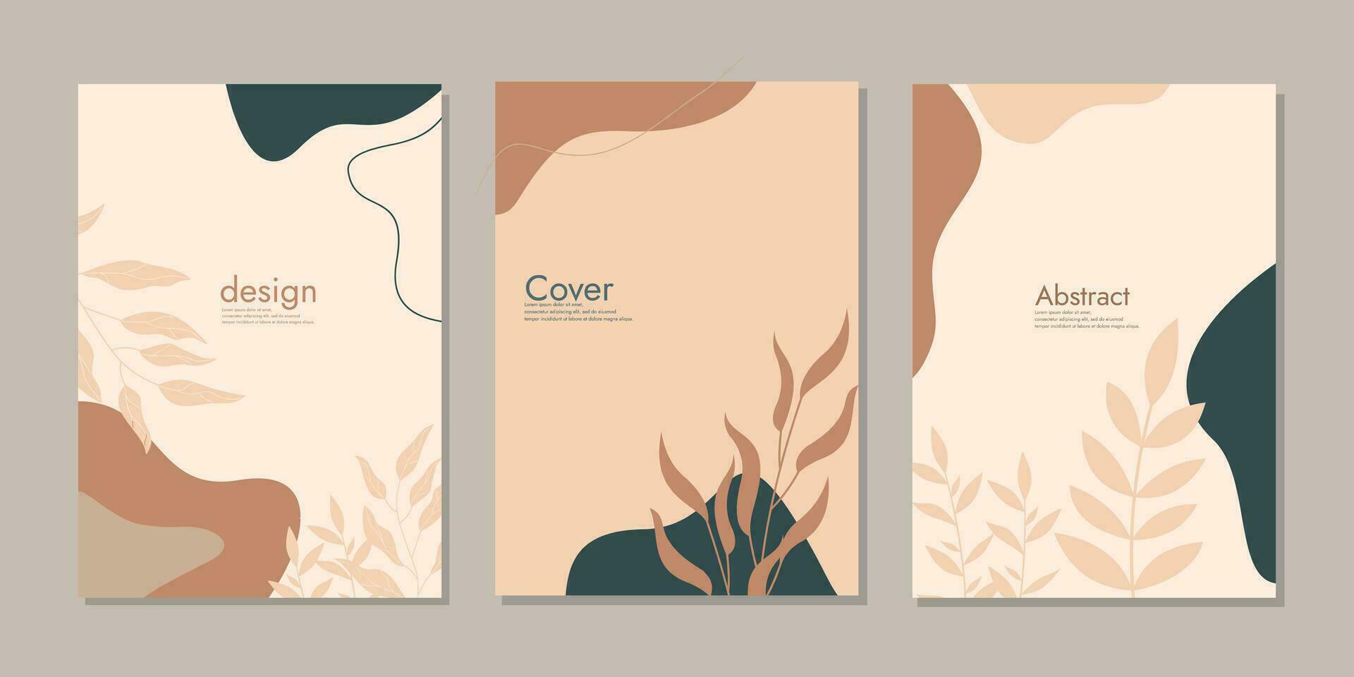 cubrir diseño con floral modelo. mano dibujado creativo flores Talla a4. eso lata ser usado para invitación, tarjeta, cuadernos, planificadores, folletos, libros, catálogos vector