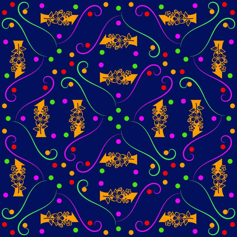 Seamless pattern of numbers. vector