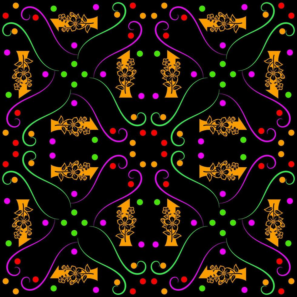 Seamless pattern of numbers. vector