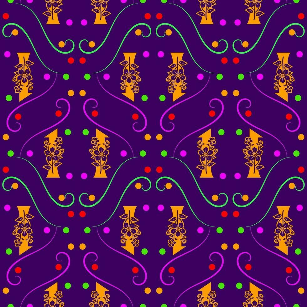 Seamless pattern of numbers. vector