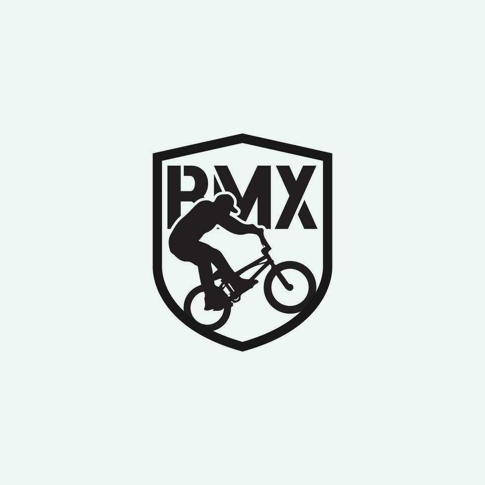 logotipo de bicicleta de montaña vector