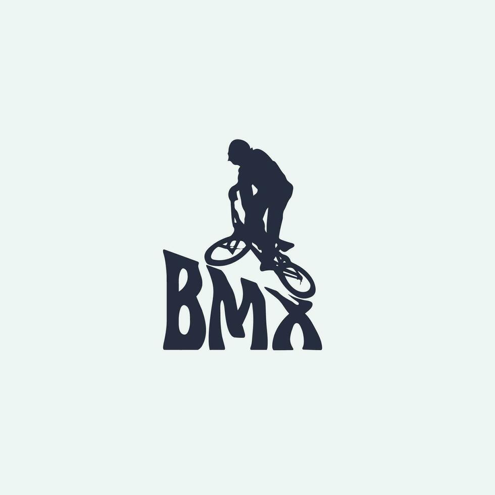 logotipo de bicicleta de montaña vector