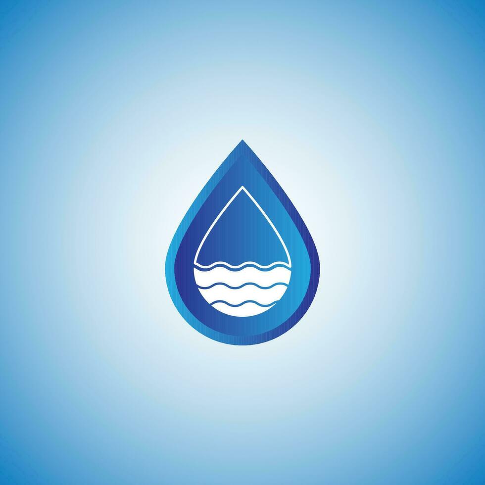 vector de logotipo de agua