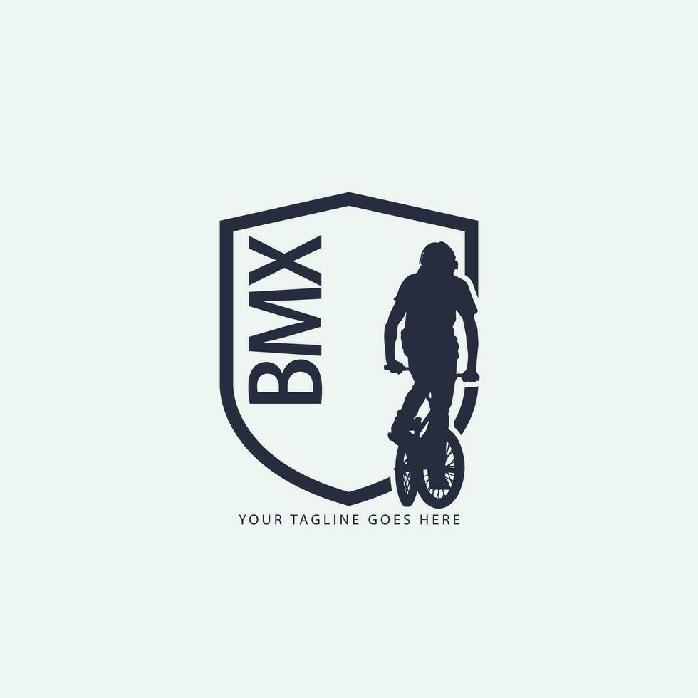 logotipo de bicicleta de montaña vector