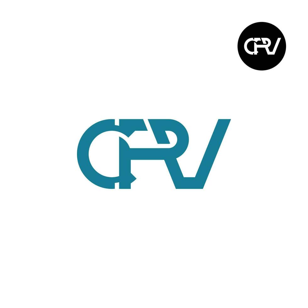 Letter CPV Monogram Logo Design vector