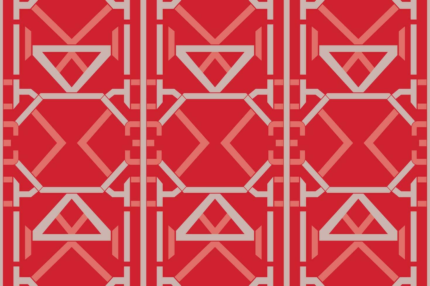 Modern geometric shapes patterns, seamless vector illustration. Pattern designs with modern geometric shapes can be printed as a background image or used for rugs, carpets, or textile fabric.