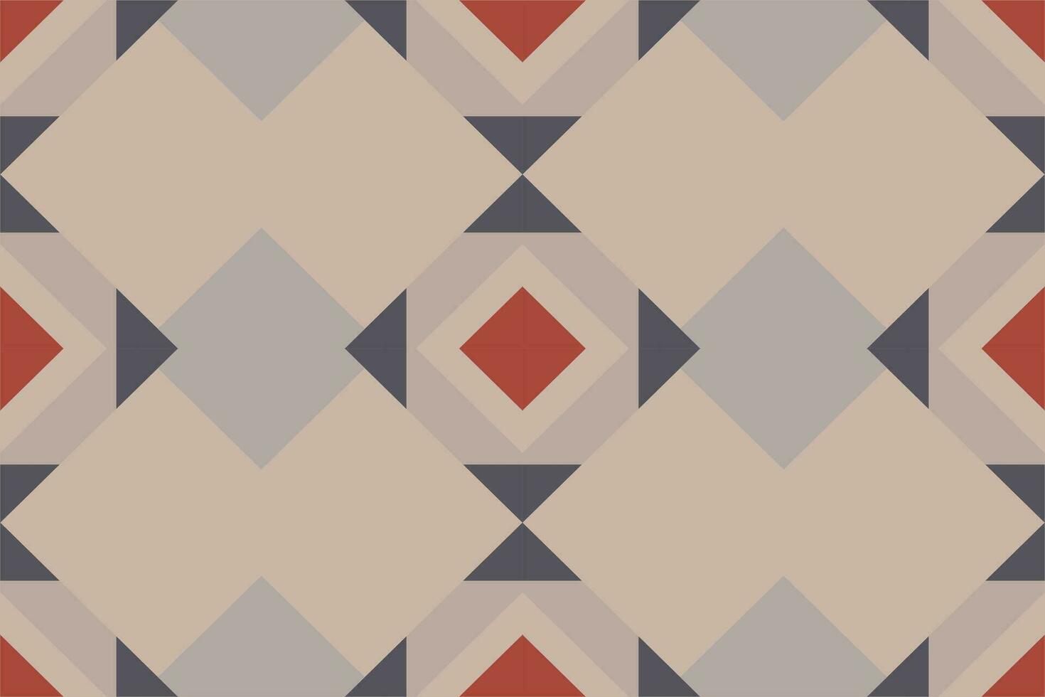 Modern geometric shapes patterns, seamless vector illustration. Pattern designs with modern geometric shapes can be printed as a background image or used for rugs, carpets, or textile fabric.